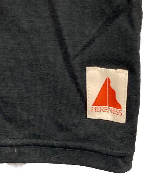 HERENESS（ヒアネス）HERENESS (ヒアネス) DRY WOOL T-SHIRT LONG SLEEVE 2/ドライウールTシャツ ロングスリーブ ブラック サイズ:Lの古着・服飾アイテム