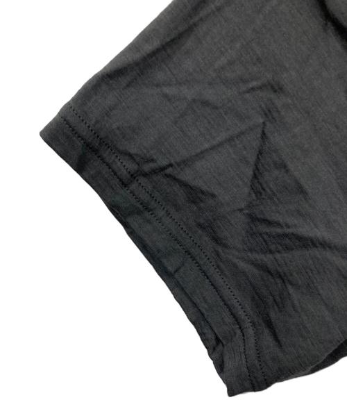 HERENESS（ヒアネス）HERENESS (ヒアネス) SMOOTH WOOL T-SHIRT 2/スムースウールTシャツ グレー サイズ:Lの古着・服飾アイテム