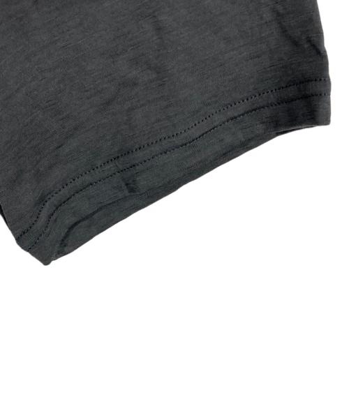 HERENESS（ヒアネス）HERENESS (ヒアネス) SMOOTH WOOL T-SHIRT 2/スムースウールTシャツ グレー サイズ:Lの古着・服飾アイテム