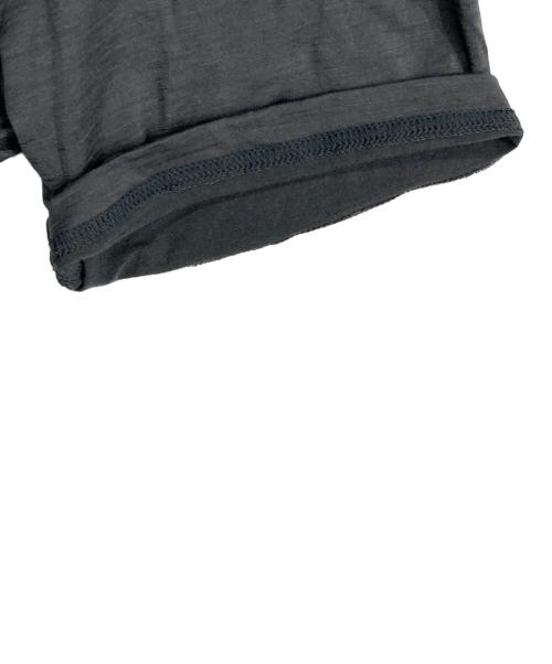 HERENESS（ヒアネス）HERENESS (ヒアネス) SMOOTH WOOL T-SHIRT 2/スムースウールTシャツ グレー サイズ:Lの古着・服飾アイテム