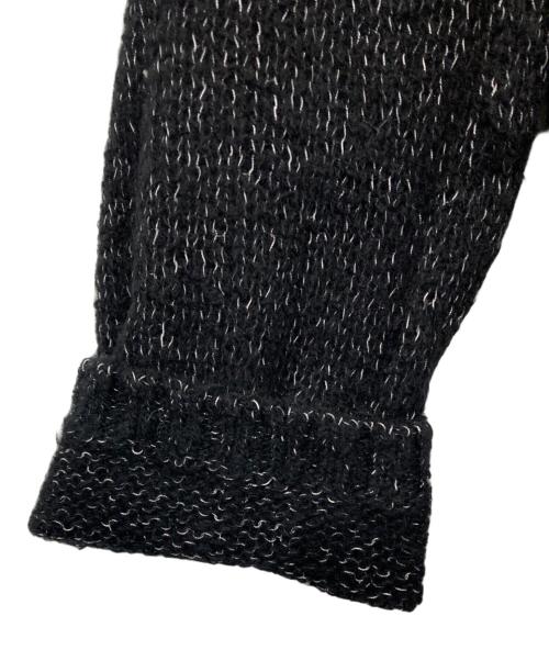 STATIC（スタティック）STATIC (スタティック) クルーネックニット ブラック サイズ:M/Lの古着・服飾アイテム