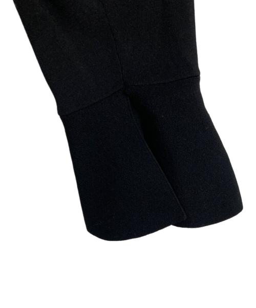 SOEJU（ソージュ）SOEJU (ソージュ) フレアスリーブニットプルオーバー ブラック サイズ:Mの古着・服飾アイテム