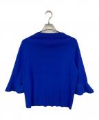 SOEJUソージュ）の古着「フレアスリーブニットプルオーバー」｜ブルー