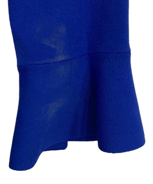 SOEJU（ソージュ）SOEJU (ソージュ) フレアスリーブニットプルオーバー ブルー サイズ:Mの古着・服飾アイテム