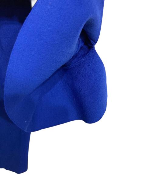 SOEJU（ソージュ）SOEJU (ソージュ) フレアスリーブニットプルオーバー ブルー サイズ:Mの古着・服飾アイテム