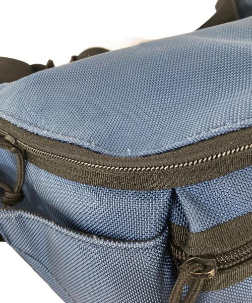 PORTER（ポーター）PORTER (ポーター) 木梨サイクル (キナシサイクル) コラボウエストバッグ ブルーの古着・服飾アイテム