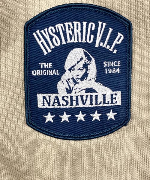 Hysteric Glamour（ヒステリックグラマー）Hysteric Glamour (ヒステリックグラマー) スイングトップ ベージュ サイズ:Lの古着・服飾アイテム