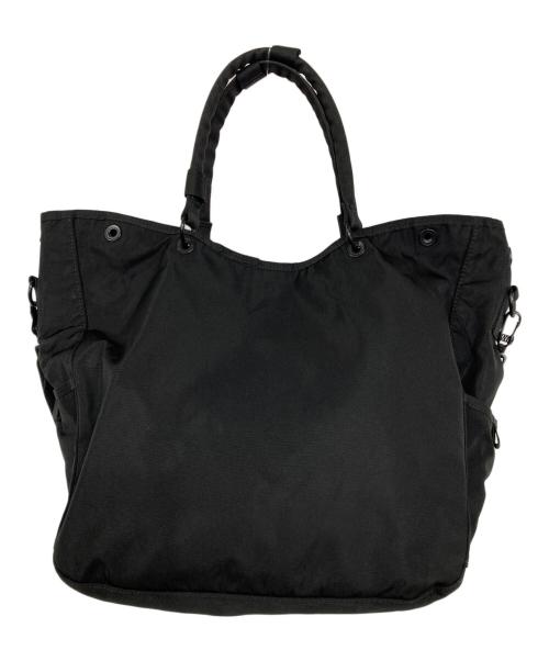 LUGGAGE LABEL（ラゲッジ レーベル）LUGGAGE LABEL (ラゲッジ レーベル) 2WAYトートバッグ ブラックの古着・服飾アイテム