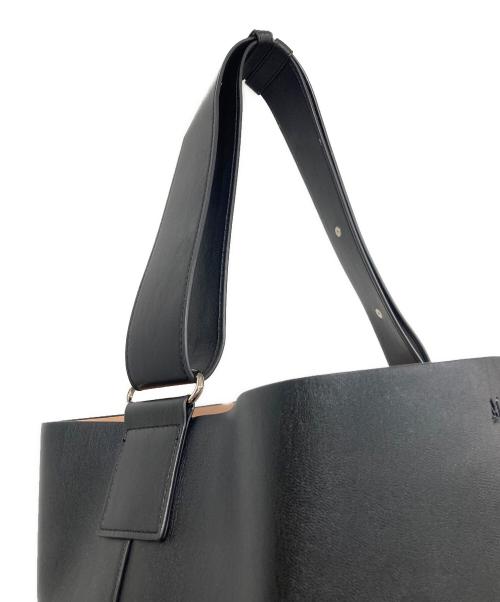 &MyuQ（アンドミューク）&MyuQ (アンドミューク) JUNO バケツ型 トートバッグ ブラックの古着・服飾アイテム