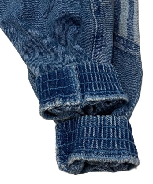 adidas（アディダス）adidas (アディダス) デニムクロップド トラックトップ インディゴ サイズ:Ｓの古着・服飾アイテム