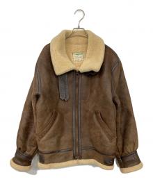 Park Miller（パークミラー）の古着「B-2ムートンジャケット」｜ブラウン