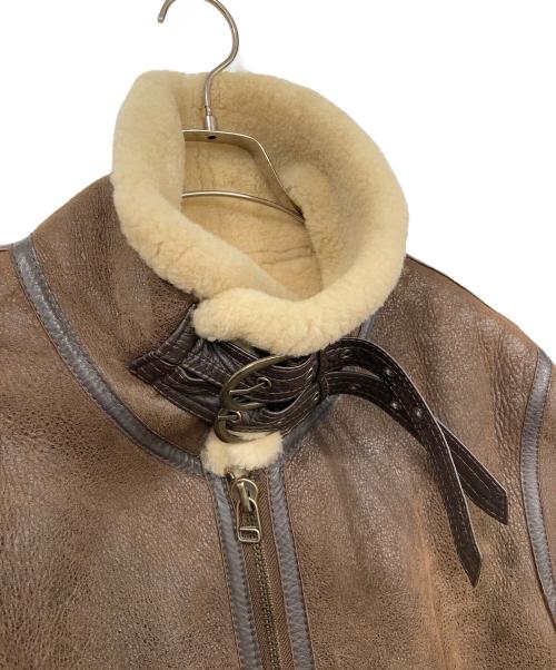 Park Miller（パークミラー）Park Miller (パークミラー) B-2ムートンジャケット ブラウン サイズ:Mの古着・服飾アイテム