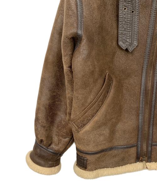 Park Miller（パークミラー）Park Miller (パークミラー) B-2ムートンジャケット ブラウン サイズ:Mの古着・服飾アイテム