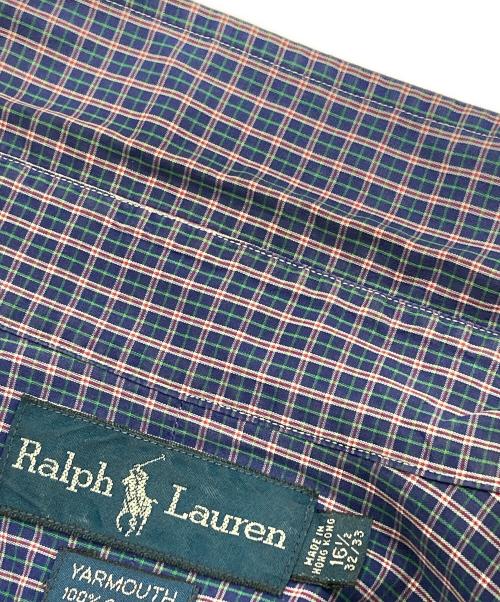 RALPH LAUREN（ラルフローレン）RALPH LAUREN (ラルフローレン) チェックシャツ ネイビー×ピンク サイズ:SIZE 16 1/2の古着・服飾アイテム