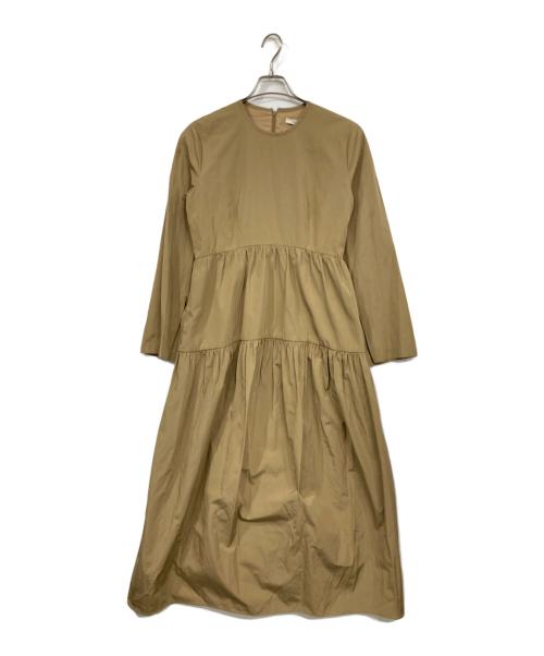 CLANE（クラネ）CLANE (クラネ) TIERED ONE PIECE ベージュ サイズ:2の古着・服飾アイテム
