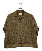 CLANEクラネ）の古着「CIRCLE FLOWER SHIRT」｜イエロー