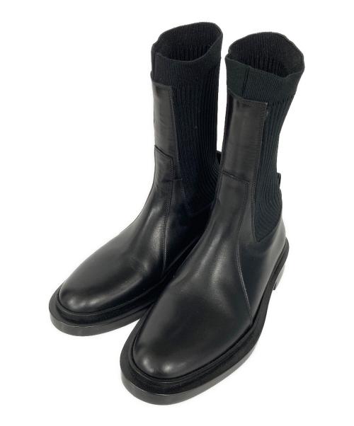 JIL SANDER（ジルサンダー）JIL SANDER (ジルサンダー) ソックスブーツ ブラック サイズ:37の古着・服飾アイテム