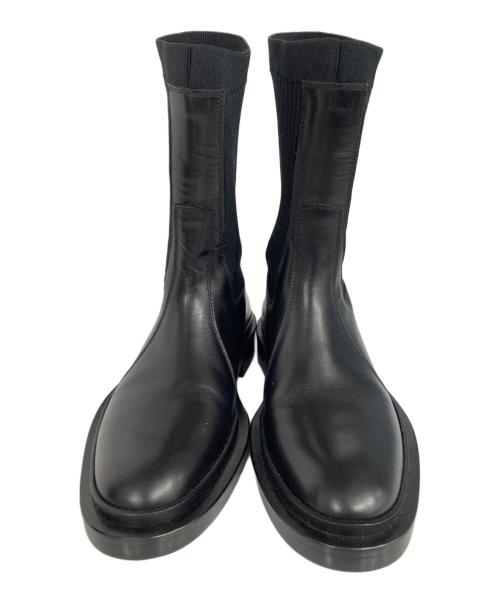 JIL SANDER（ジルサンダー）JIL SANDER (ジルサンダー) ソックスブーツ ブラック サイズ:37の古着・服飾アイテム