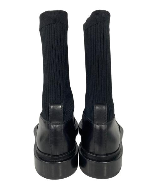 JIL SANDER（ジルサンダー）JIL SANDER (ジルサンダー) ソックスブーツ ブラック サイズ:37の古着・服飾アイテム