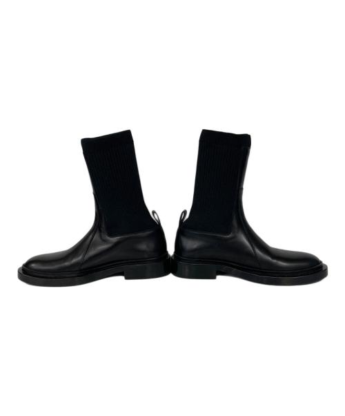JIL SANDER（ジルサンダー）JIL SANDER (ジルサンダー) ソックスブーツ ブラック サイズ:37の古着・服飾アイテム