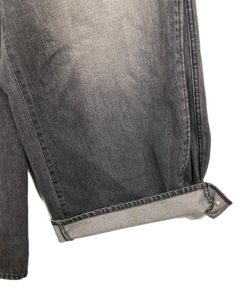 LAD MUSICIAN（ラッドミュージシャン）LAD MUSICIAN (ラッドミュージシャン) 12oz FLAT DENIM SLIT BAGGY PT グレー サイズ:42の古着・服飾アイテム