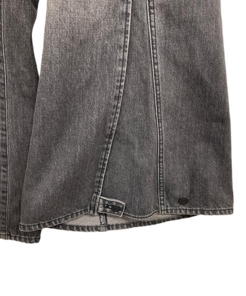 LAD MUSICIAN（ラッドミュージシャン）LAD MUSICIAN (ラッドミュージシャン) 12oz FLAT DENIM SLIT BAGGY PT グレー サイズ:42の古着・服飾アイテム