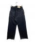 APOCRYPHA. (アポクリファ) LOOSE DENIM WIDE PANTS ブラック サイズ:1：10000円