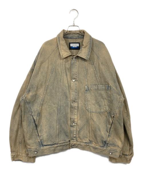MAISON SPECIAL（メゾンスペシャル）MAISON SPECIAL (メゾンスペシャル) Three-Dimensional Prime-Over Cutting Denim Jacket ブラウン サイズ:2の古着・服飾アイテム
