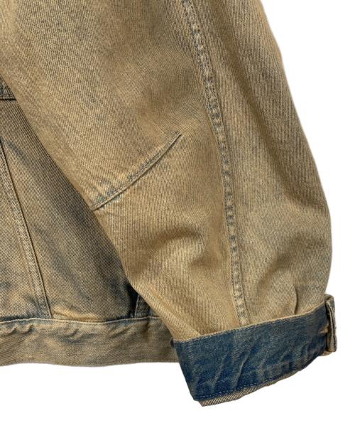 MAISON SPECIAL（メゾンスペシャル）MAISON SPECIAL (メゾンスペシャル) Three-Dimensional Prime-Over Cutting Denim Jacket ブラウン サイズ:2の古着・服飾アイテム