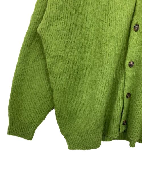 crepuscule（クレプスキュール）crepuscule (クレプスキュール) アクリルVネックカーディガン グリーン サイズ:Fの古着・服飾アイテム