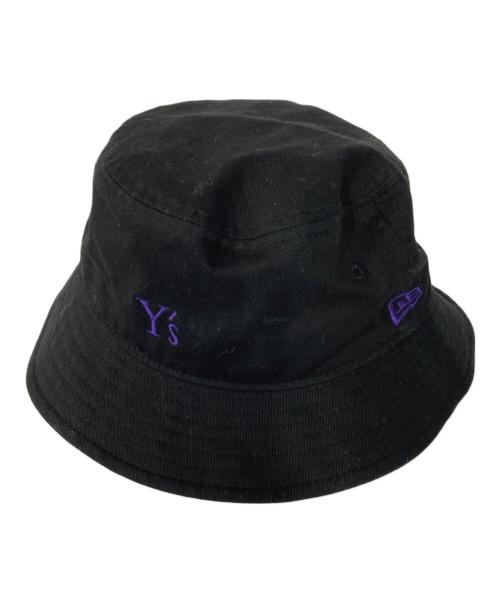 Y's（ワイズ）Y's (ワイズ) New Era (ニューエラ) コラボバケットハット ブラックの古着・服飾アイテム