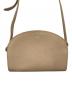 A.P.C. (アーペーセー) ハーフムーンショルダーバッグ ベージュ：5000円