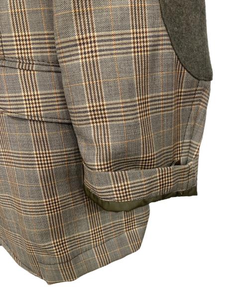 JUNYA WATANABE MAN（ジュンヤワタナベマン）JUNYA WATANABE MAN (ジュンヤワタナベマン) チェックフーデッドジャケット ベージュ サイズ:XSの古着・服飾アイテム