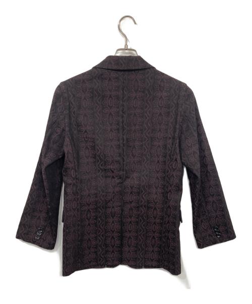 OR GLORY（オアグローリー）OR GLORY (オアグローリー) ジャガード３ピースセットアップ ブラック×パープル サイズ:36の古着・服飾アイテム