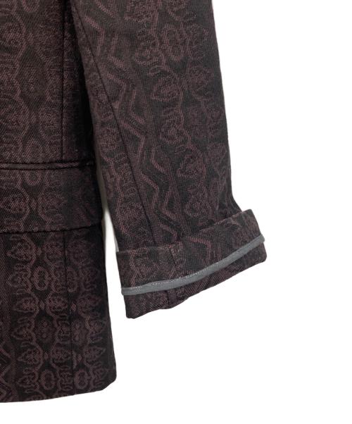 OR GLORY（オアグローリー）OR GLORY (オアグローリー) ジャガード３ピースセットアップ ブラック×パープル サイズ:36の古着・服飾アイテム