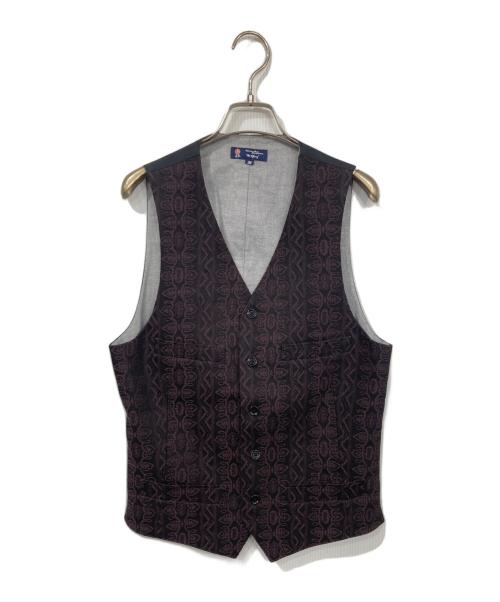 OR GLORY（オアグローリー）OR GLORY (オアグローリー) ジャガード３ピースセットアップ ブラック×パープル サイズ:36の古着・服飾アイテム