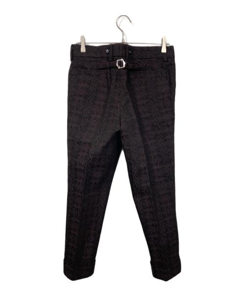 OR GLORY（オアグローリー）OR GLORY (オアグローリー) ジャガード３ピースセットアップ ブラック×パープル サイズ:36の古着・服飾アイテム