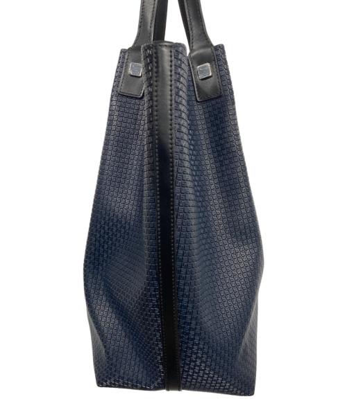 serapian（セラピアン）SERAPIAN (セラピアン) VERTICAL SECRETトートバッグ ネイビーの古着・服飾アイテム