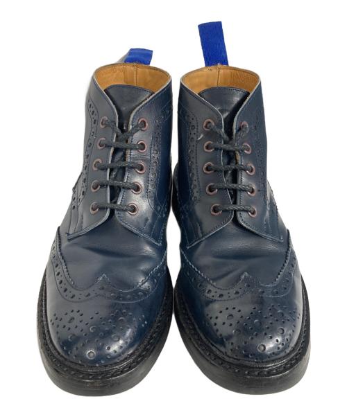 Tricker's（トリッカーズ）Tricker's (トリッカーズ) ウィングチップブーツ ネイビー サイズ:表記無しの古着・服飾アイテム
