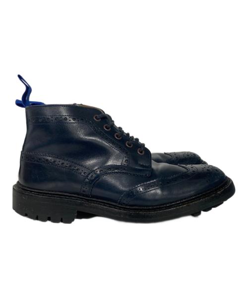 Tricker's（トリッカーズ）Tricker's (トリッカーズ) ウィングチップブーツ ネイビー サイズ:表記無しの古着・服飾アイテム