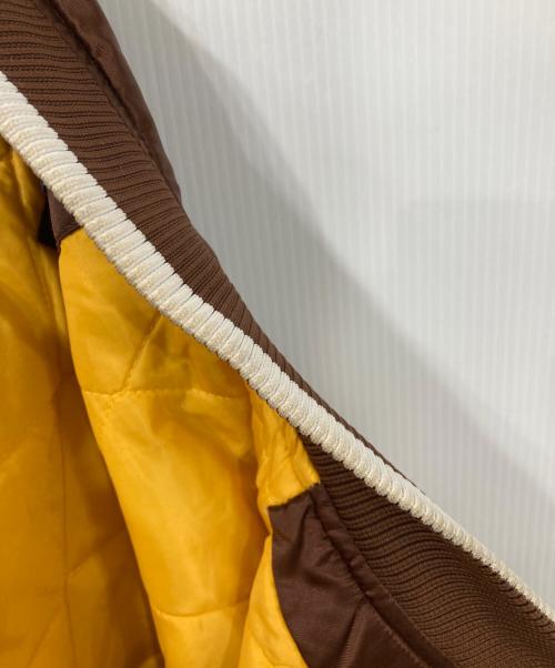 Cooperstown（クーパーズタウン）Cooperstown (クーパーズタウン) G-3&CARL BANKS (ジースリー・アンド・カールバンクス) スタジャン ブラウン サイズ:XXXLの古着・服飾アイテム