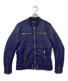 DIESEL（ディーゼル）の古着「シングルライダー中綿ジャケット」｜ブルー