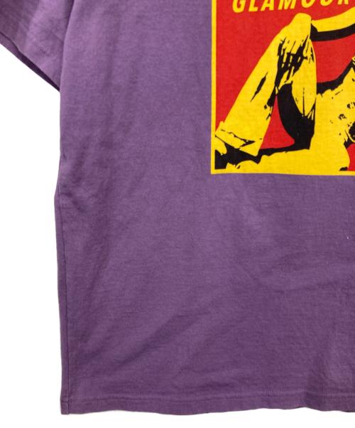 Hysteric Glamour（ヒステリックグラマー）Hysteric Glamour (ヒステリックグラマー) TAKE YOUR TIME Tシャツ パープル サイズ:XLの古着・服飾アイテム