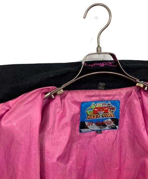 JH Design（ジェイエイチデザイン）JH DESIGN (ジェイエイチデザイン) レーシングジャケット ブラック サイズ:Lの古着・服飾アイテム