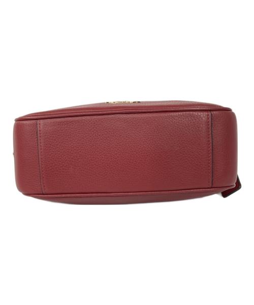 COACH（コーチ）COACH (コーチ) ペブルドレザージェスクロスボディ レッドの古着・服飾アイテム