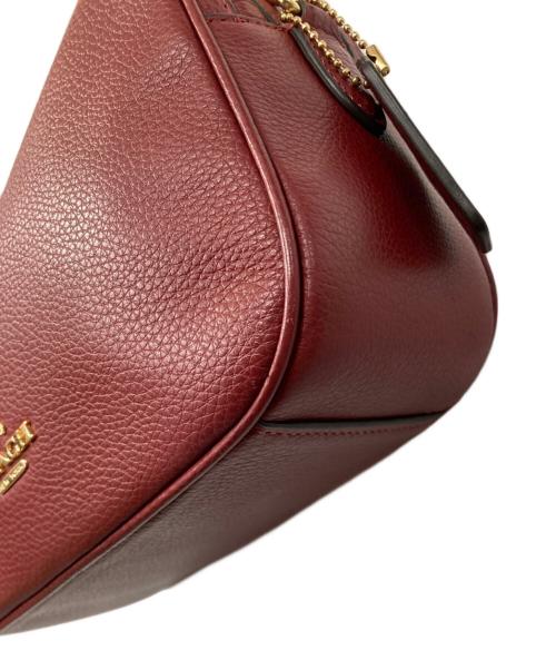 COACH（コーチ）COACH (コーチ) ペブルドレザージェスクロスボディ レッドの古着・服飾アイテム