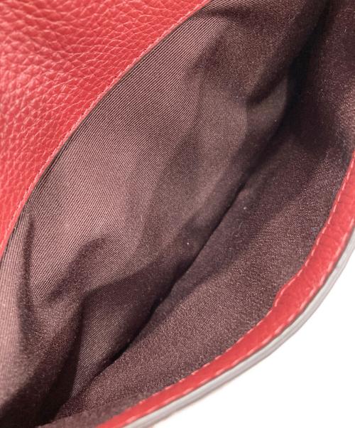 COACH（コーチ）COACH (コーチ) ペブルドレザージェスクロスボディ レッドの古着・服飾アイテム