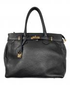 Gianni Notaroジャンニ ノターロ）の古着「トートバッグ」｜ブラック