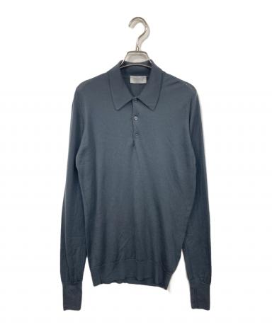 中古・古着通販】JOHN SMEDLEY (ジョンスメドレー) ニットポロシャツ