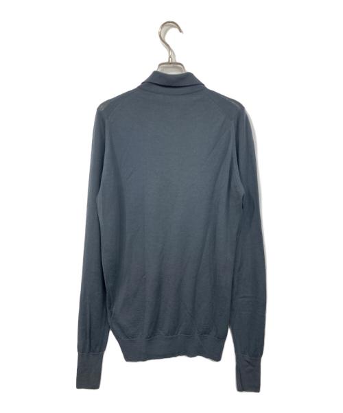 JOHN SMEDLEY（ジョンスメドレー）JOHN SMEDLEY (ジョンスメドレー) ニットポロシャツ グレー サイズ:Ｓの古着・服飾アイテム